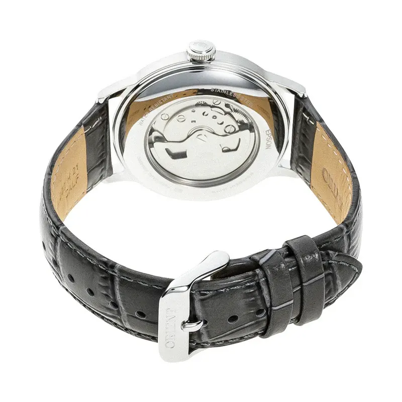 Orient Bambino Version 8 Automatic Leather Men's Watch- RA-AK0704N